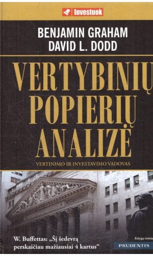 Vertybinių popierių analizė - Benjamin Graham, David L.Dood