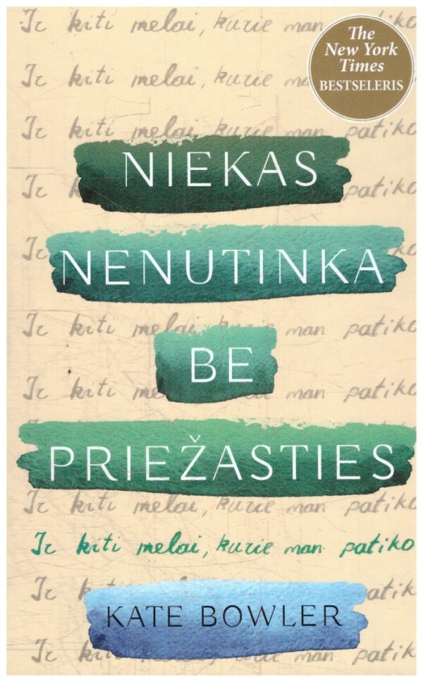 Niekas nenutinka be priežasties: ir kiti melai, kurie man patiko - Kate Bowler