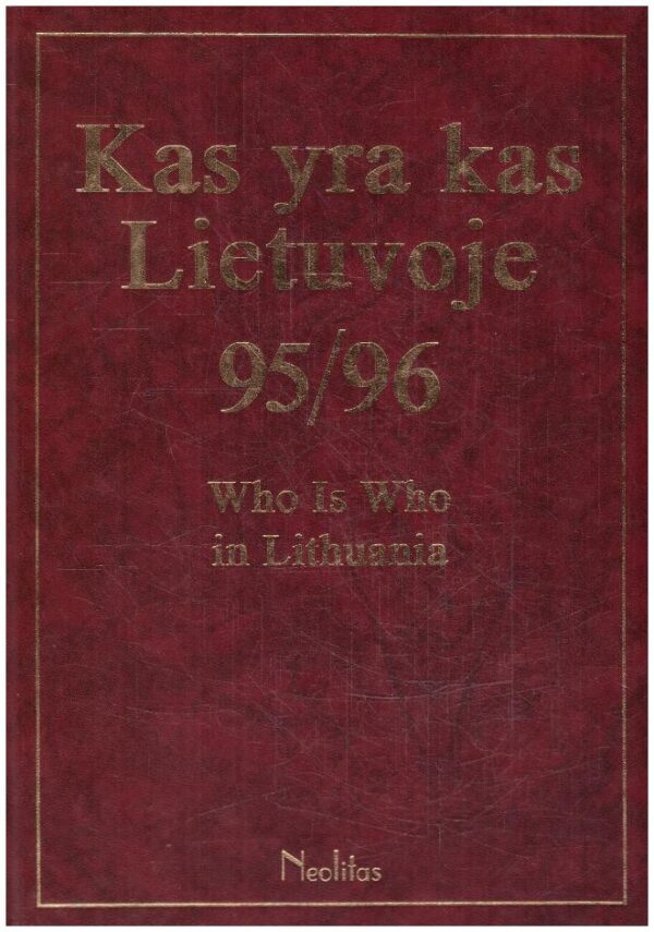 Kas yra kas Lietuvoje 95/96