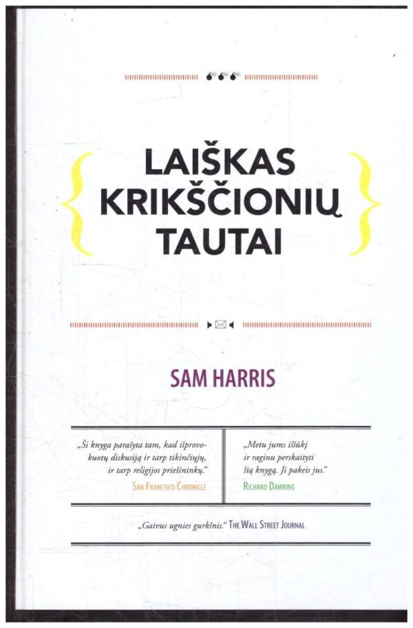 Laiškas krikščionių tautai - Sam Harris