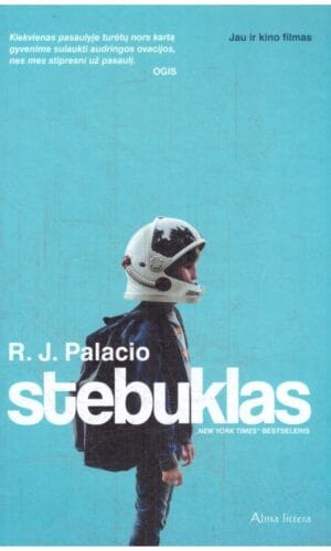 Stebuklas - R. J. Palacio (15 lapų kampai apačioje buvo aplieti)
