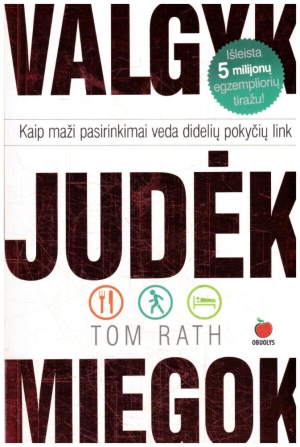 Valgyk, judėk, miegok. Kaip maži pasirinkimai veda didelių pokyčių link - Tom Rath