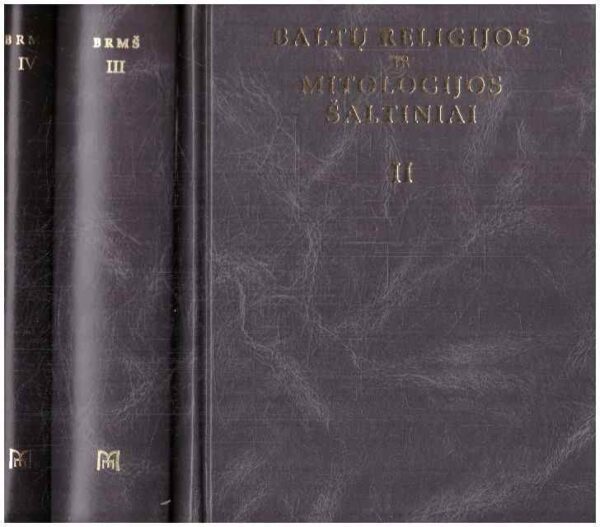 Baltų religijos ir mitologijos šaltiniai (1,2,3,4 tomai) - sudarė Norbertas Vėlius (2,3,4 tomai be popierinio aplanko) - Image 2