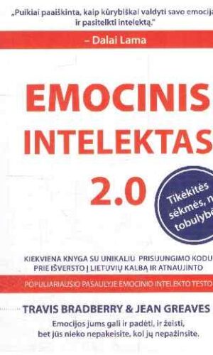 Emocinis intelektas 2.0 - Patrick Lencioni, Travis Bradberry, Jean Greaves