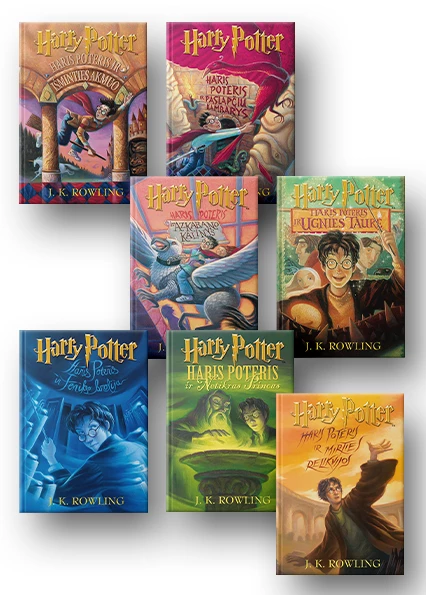 Haris Poteris (1,2,3,4,5,6,7 dalys) - J. K. Rowling