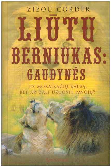 Liūtų berniukas (2). Gaudynės - Zizou Corder