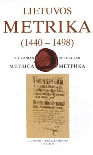 Lietuvos Metrika (1440-1498) Kn. 3(3) - Lina Anužytė, Algirdas Baliulis