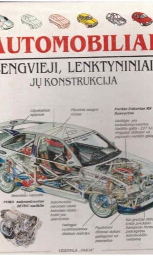 Automobiliai. Lengvieji, lenktyniniai. Jų konstrukcija - Clive Gifford