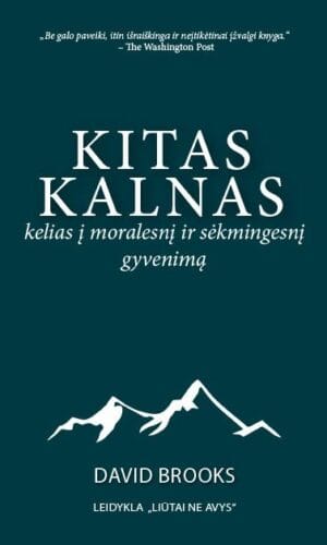 Kitas kalnas: kelias į moralesnį ir sėkmingesnį gyvenimą - David Brooks