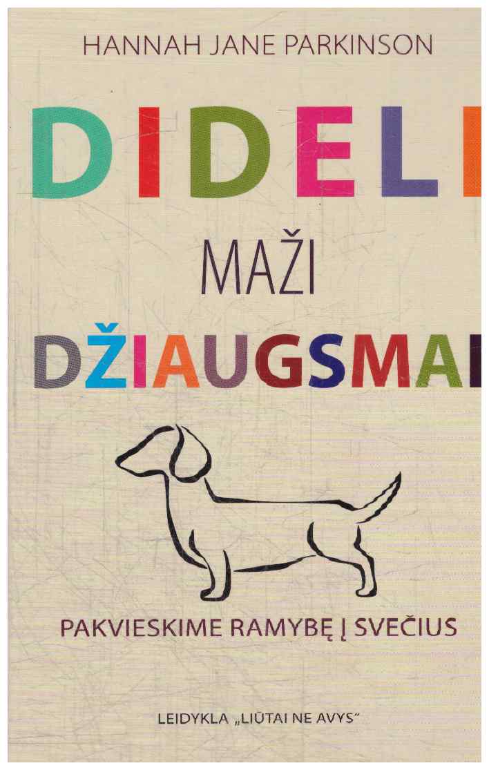 Dideli maži džiaugsmai. Pakvieskime ramybę į namus - Hannah Jane Parkinson