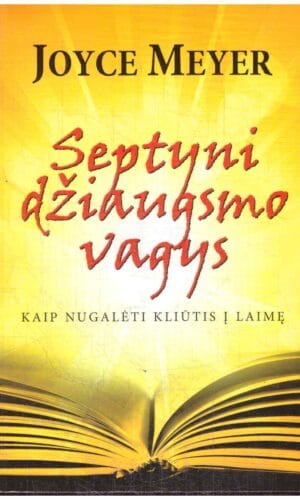 Septyni džiaugsmo vagys: kaip nugalėti kliūtis į laimę - Joyce Meyer