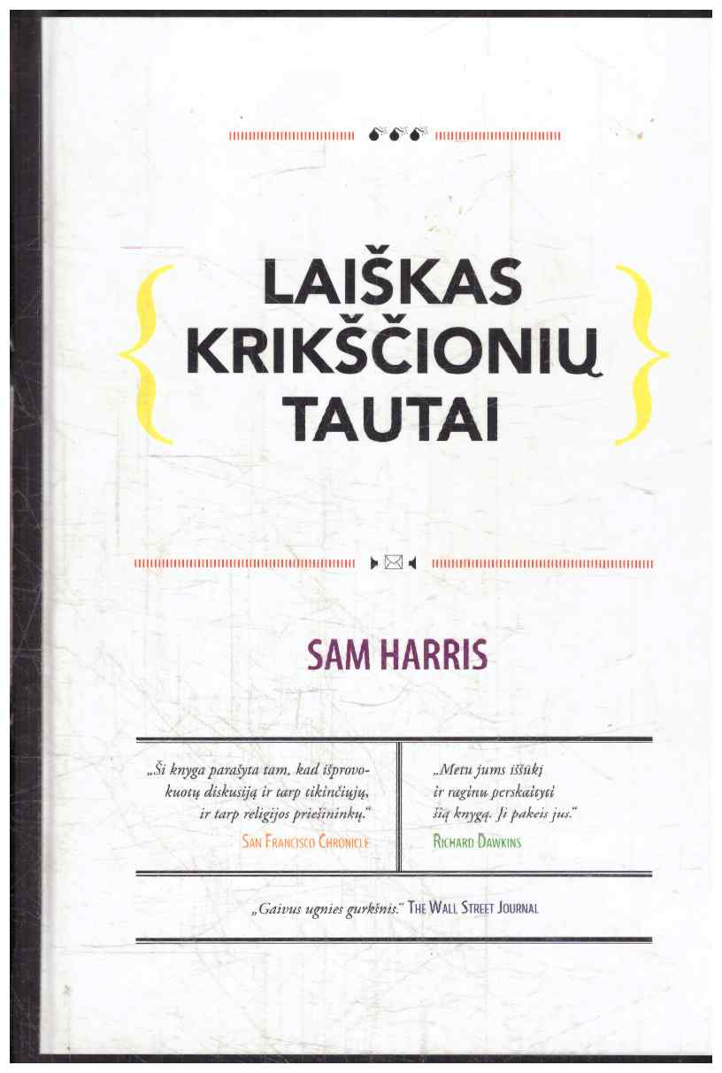 Laiškas krikščionių tautai - Sam Harris