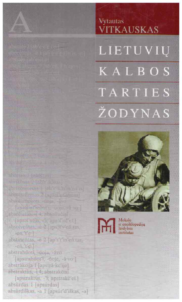 Lietuviu kalbos tarties žodynas - Vytautas Vitkauskas
